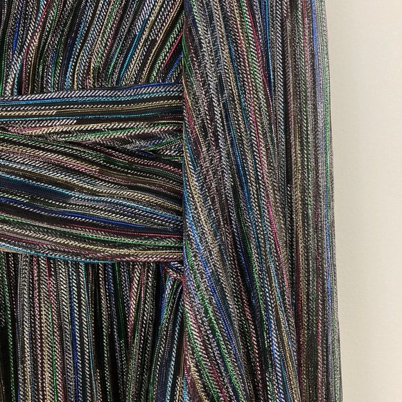 NWT Trina Turk Cherry Blossom Dress Size 10 Multi Color Cocktail Party Metallic - Picture 6 of 11